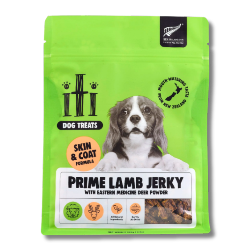 iTi - Treats - Air-Dried - Skin & Coat - Lamb - Jerky Bits - 100g