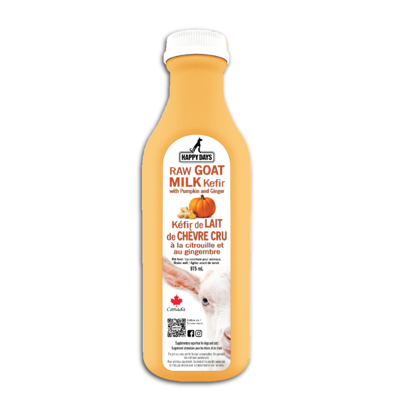 Happy Days - Raw Goat Milk Kefir with Pumpkin & Ginger - 975ml
