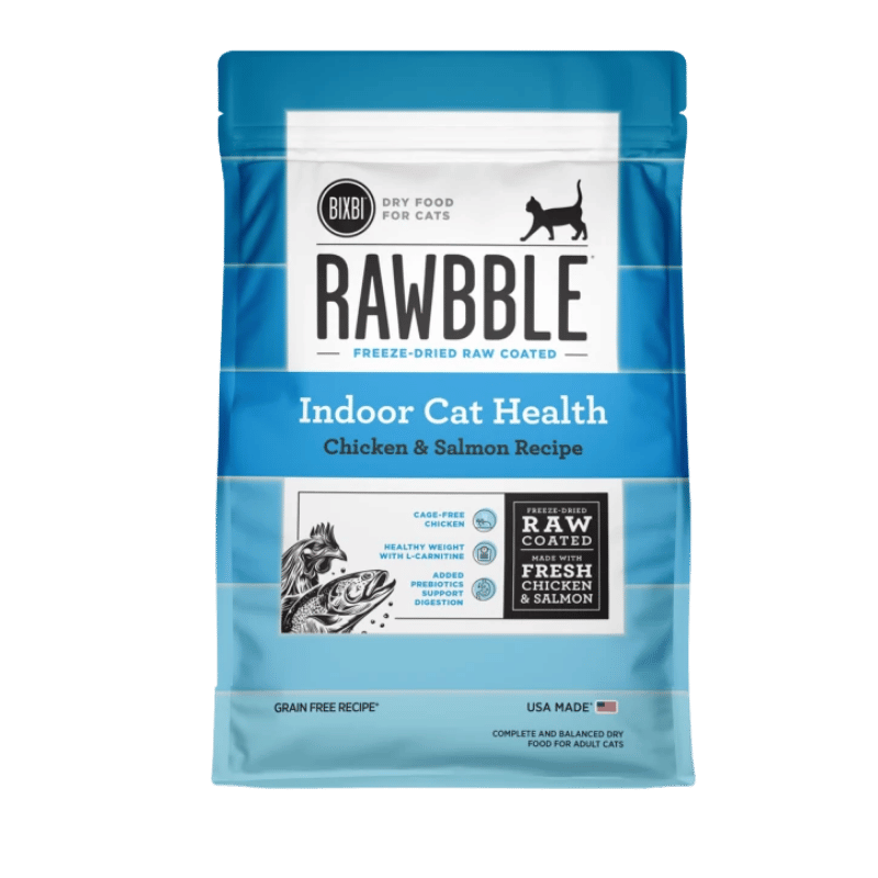 BIXBI - Cat - Dry - Rawbble - Chicken & Salmon - Indoor Cat Health - 3lb [AUG EXPIRY]
