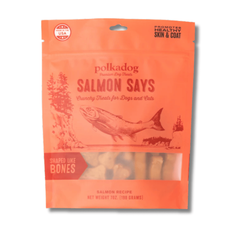 polkadog -  Salmon Says - Bones - 7oz