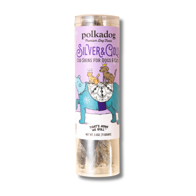 polkadog - Holiday - Tube - Silver & Gold - 2.5oz