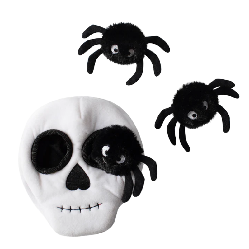 Fringe Studio- Skull With Spiders- Hide & Seek Toys