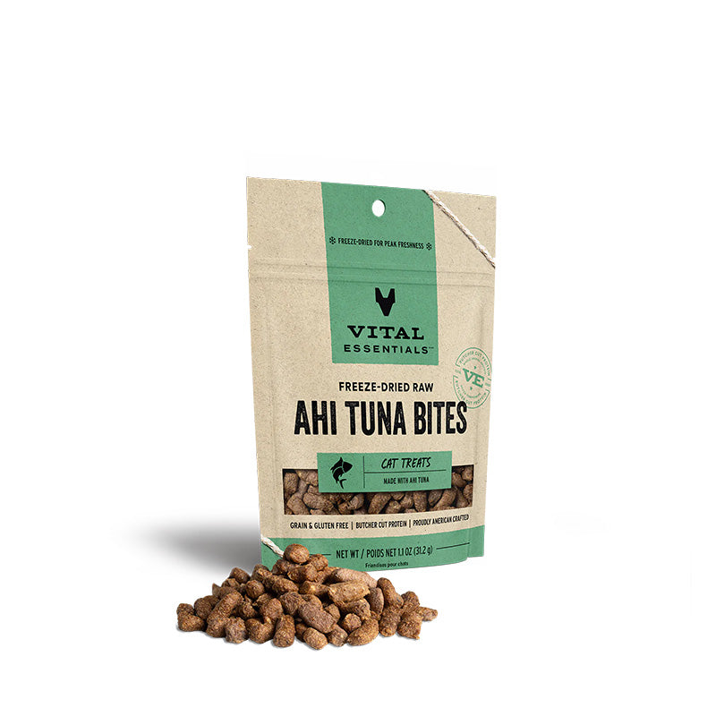 Vital Essentials - Cat GF Freeze-Dried Ahi Tuna Treats - 0.5 oz