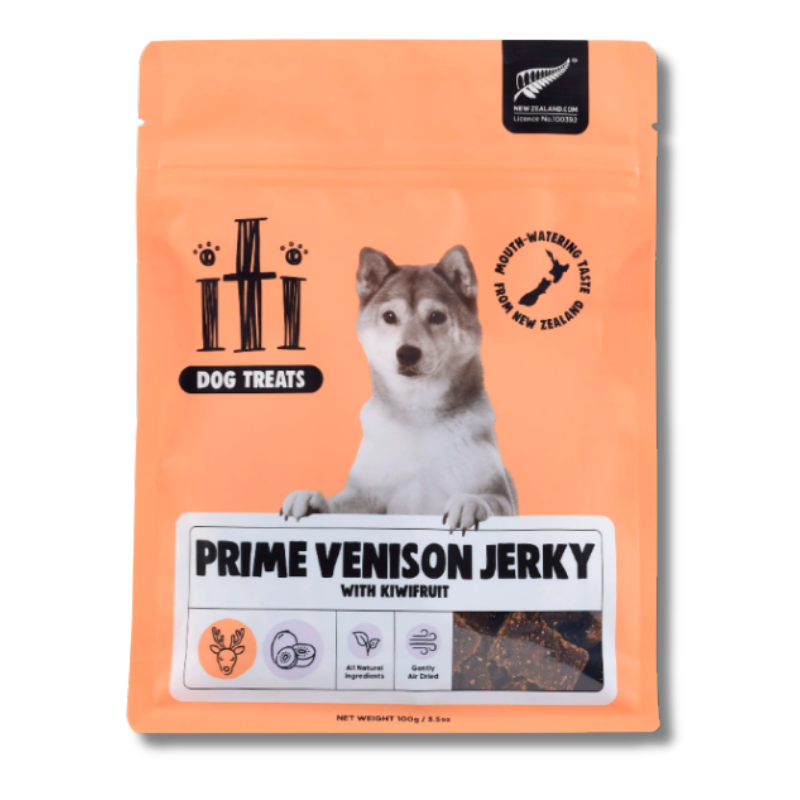 iTi - Treats - Air-Dried - Venison Cuts with Kiwi Fruit