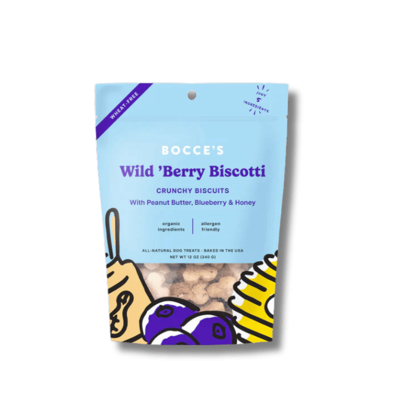 Bocce's Bakery - Wild 'Berry Biscotti Small Batch Biscuits - 12oz