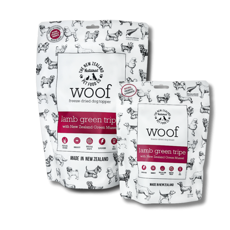 NZ Natural Pet Food Co - Freeze Dried - Treats - Woof - Lamb - Green Tripe