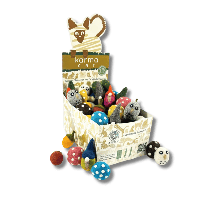 Dharma Dog Karma Cat - Toy - Woodland - 60ct Display