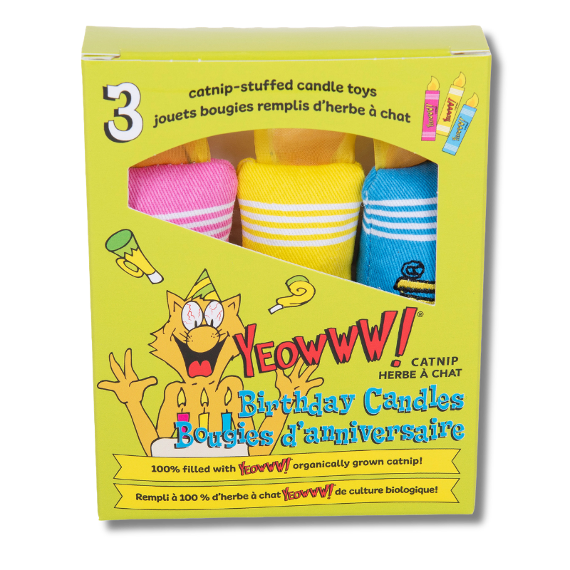 Yeowww! - Catnip - Toy - Birthday Candles