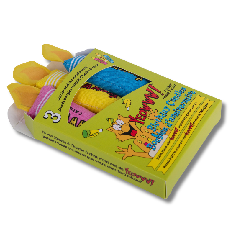 Yeowww! - Catnip - Toy - Birthday Candles
