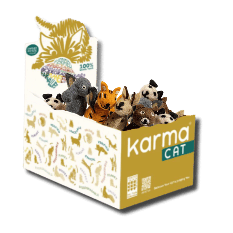 Dharma Dog Karma Cat - Toy - Zoo Animals - 50ct Display
