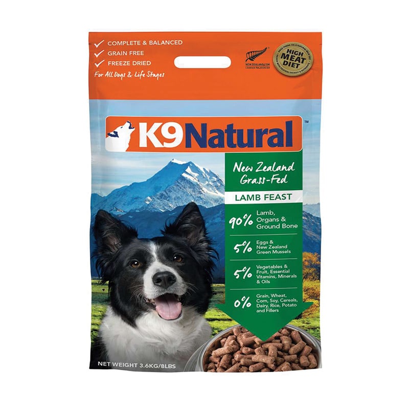 K9 Natural - Lamb Freeze Dried 3.6 kg