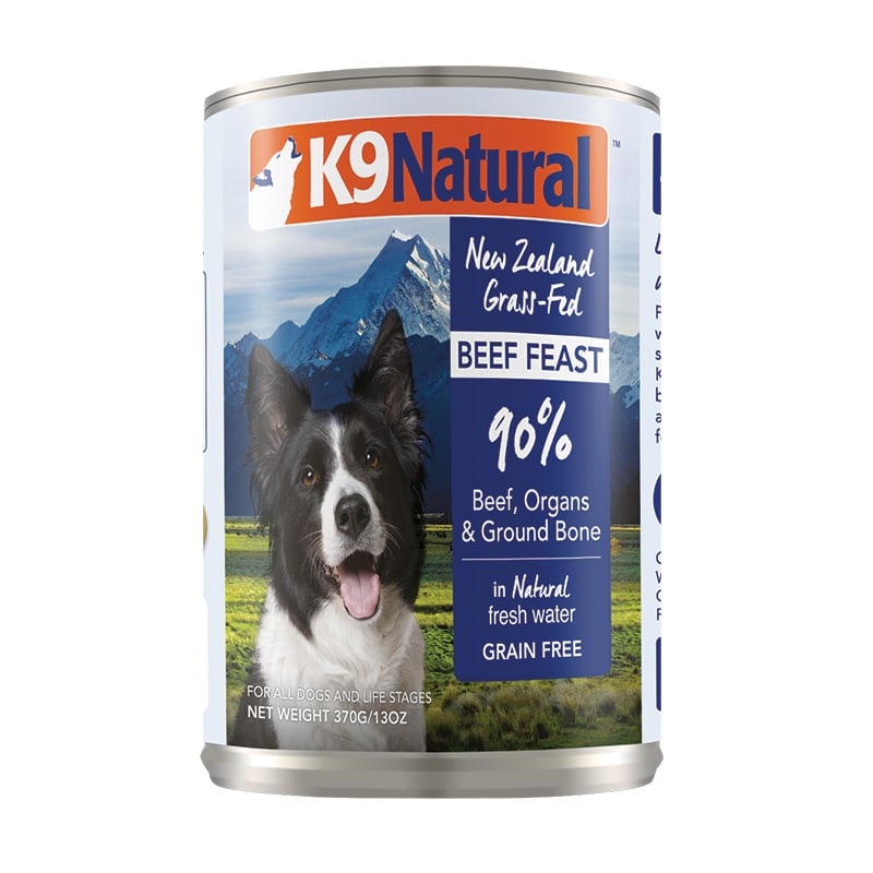 K9 Natural - Beef Can 370g (case of 12)