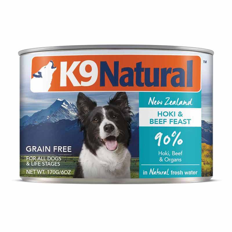 K9 Natural- Hoki & Beef Can