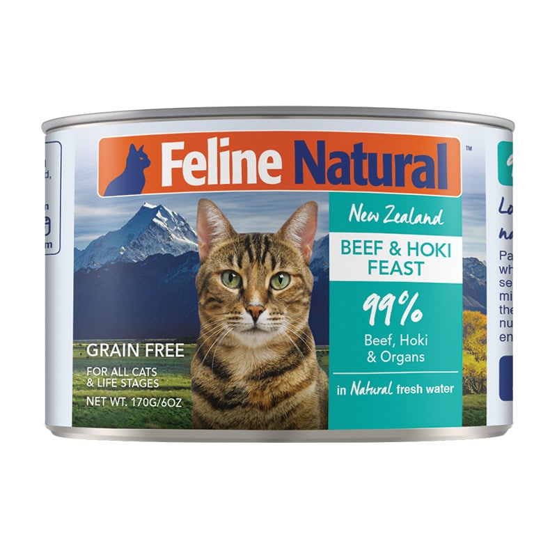 Feline Natural - Beef & Hoki Can 170g (Case of 12)