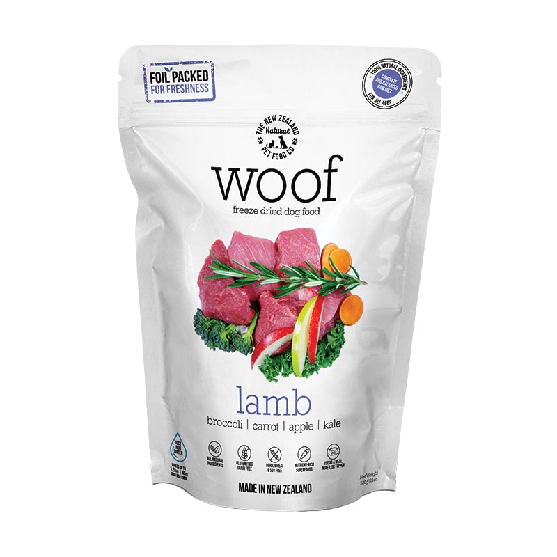 NZ Natural Pet Food Co - Freeze Dried - Food - Woof - Lamb