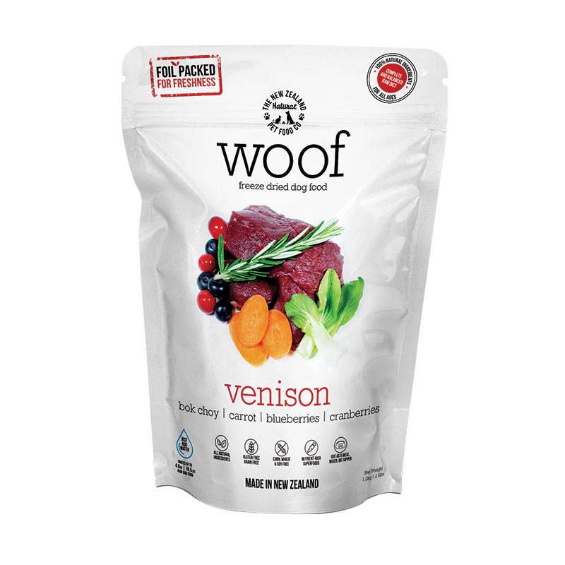 NZ Natural Pet Food Co - Freeze Dried - Food - Woof - Wild Venison