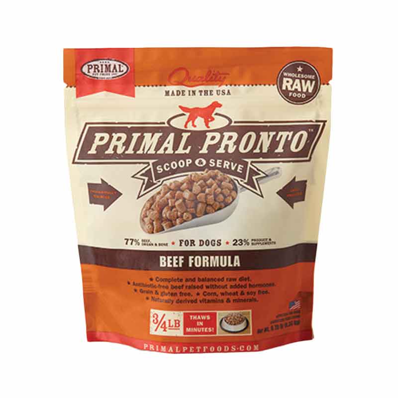 Primal - Canine - Pronto - Beef - Trial - .75 lb