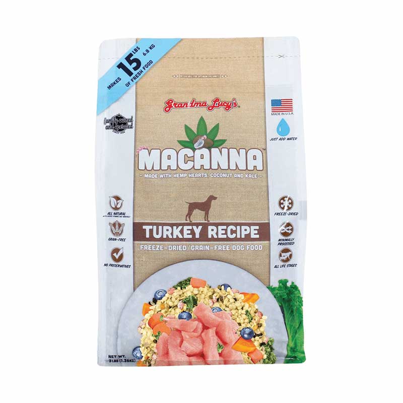 Grandma Lucy's - MACANNA - Grain-Free Turkey Recipe