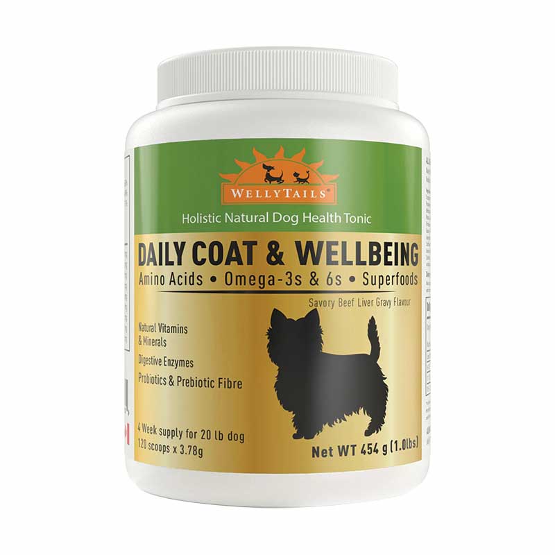 Welly Tails - Daily Coat & Wellbeing Small Dog 1lb/454g