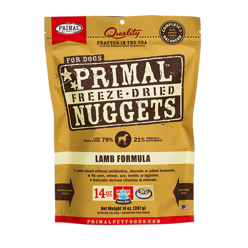 Primal - Canine - Freeze-Dried - Nuggets - Lamb