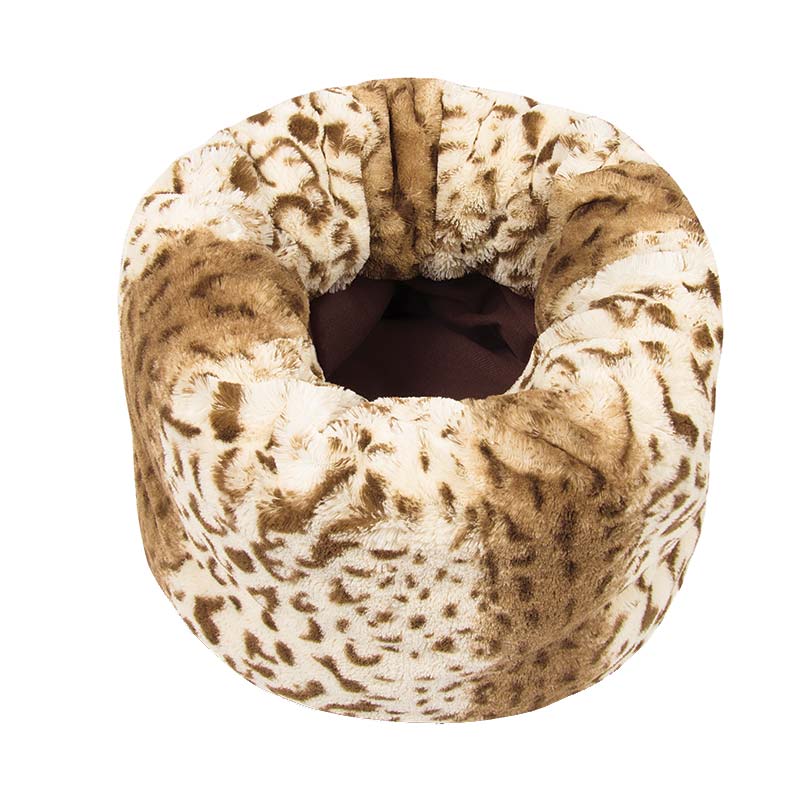 PLAY - Snuggle Bed - Leopard Brown