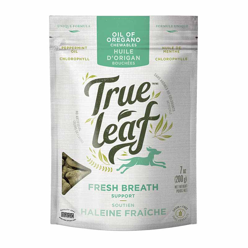 True Leaf - Fresh Breath Oil of Oregano Chewables - 200g