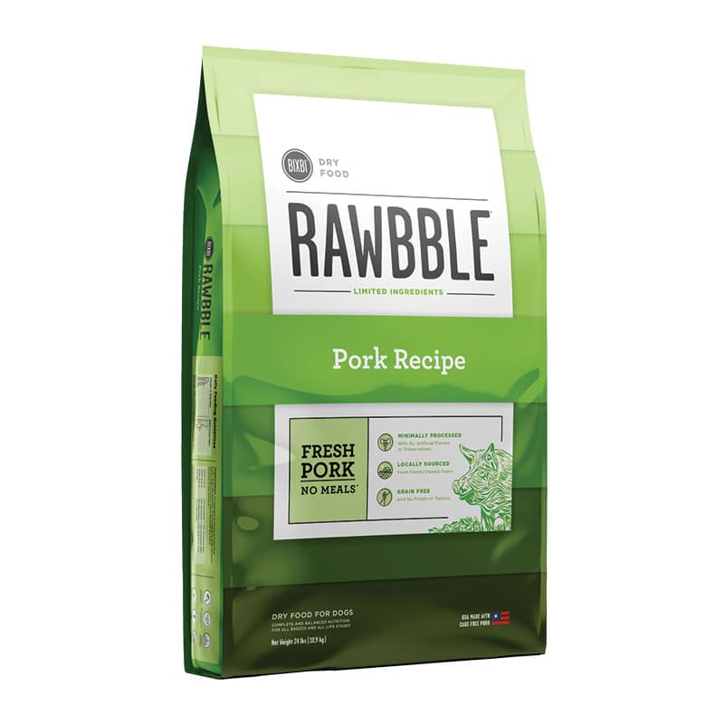 BIXBI - Dry - Rawbble - Pork - 24 lb