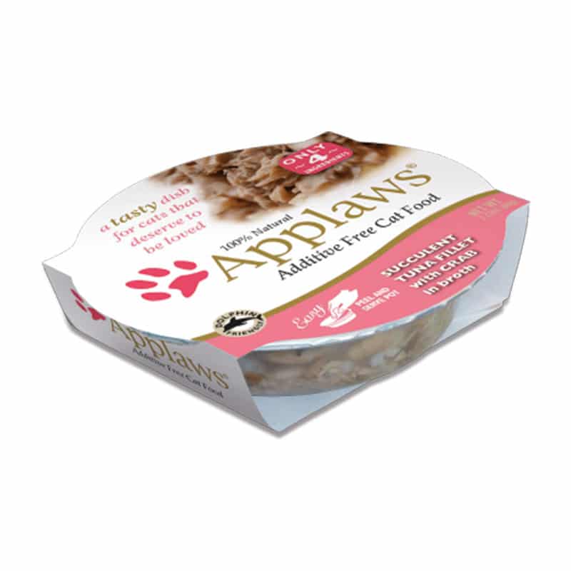 Applaws - Pots - Tuna Fillet with Crab - 60g - Case/18