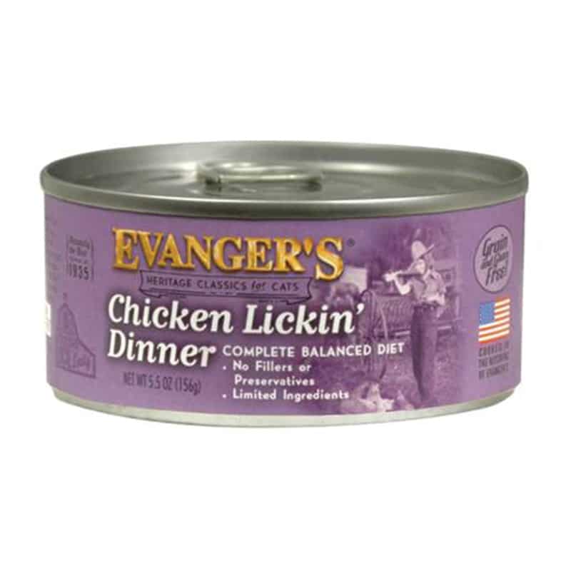 Evangers -Cat -Heritage Classic- Chicken Lickin Dinner