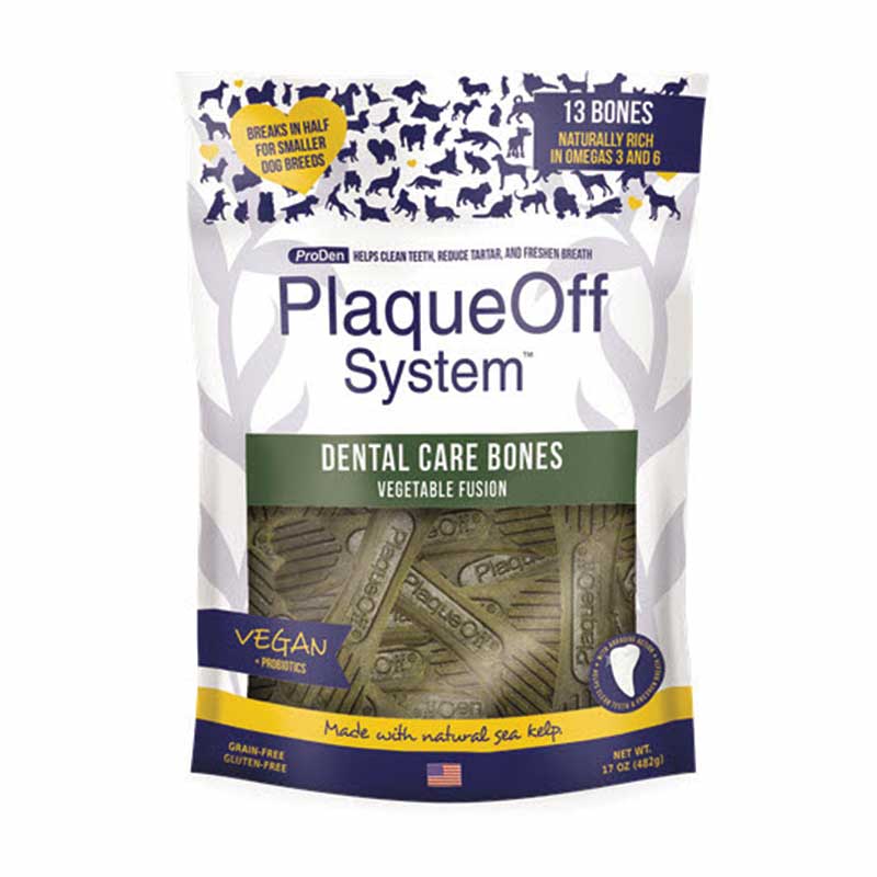 Plaque Off - Dental Care Bones - Vegetable Fusion