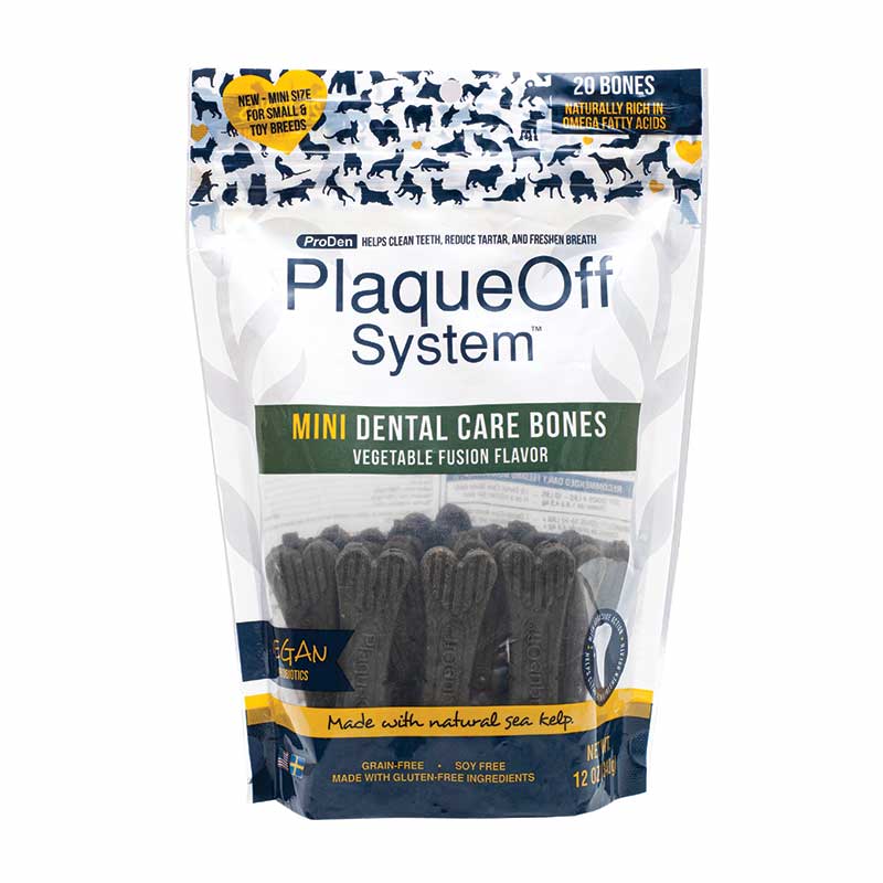 Plaque Off - Dental Care Bones - Mini - Vegetable Fusion