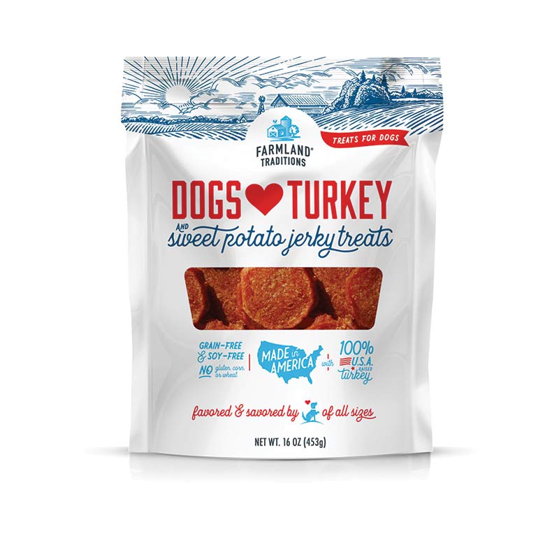 Farmland Traditions - Dogs Love Turkey & Sweet Potato Treats