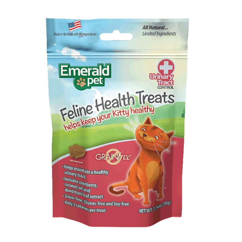 Emerald Pet - Cat - Urinary Tract Formula Cat Treats - Chicken - 2.5oz
