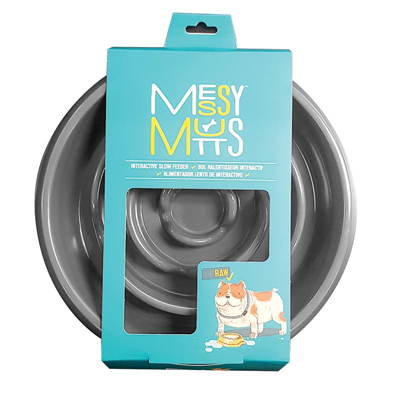 Messy Mutts - Feeder - Slow - Melamine - Round - 3 Cup
