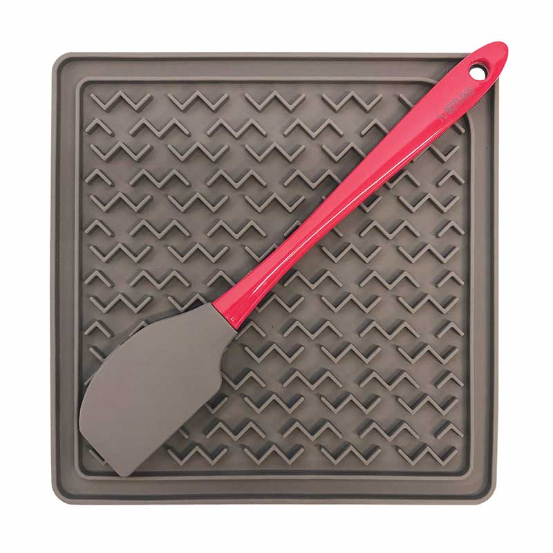 Messy Mutts - Feeding Mat - Therapeutic - Silicone - with Spatula
