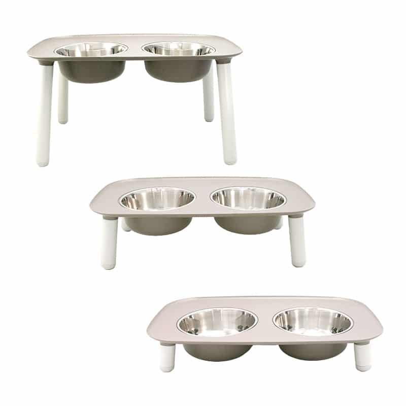 Messy Mutts - Elevated Feeder with Stainless Steel Bowls