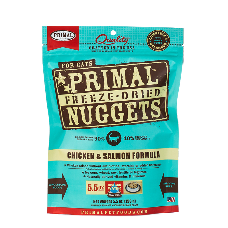 Primal - Feline - Freeze-Dried - Nuggets - Chicken & Salmon