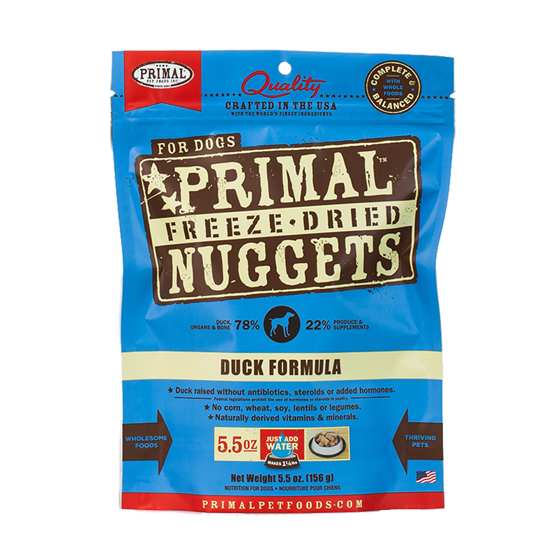 Primal Canine FreezeDried Nuggets Duck