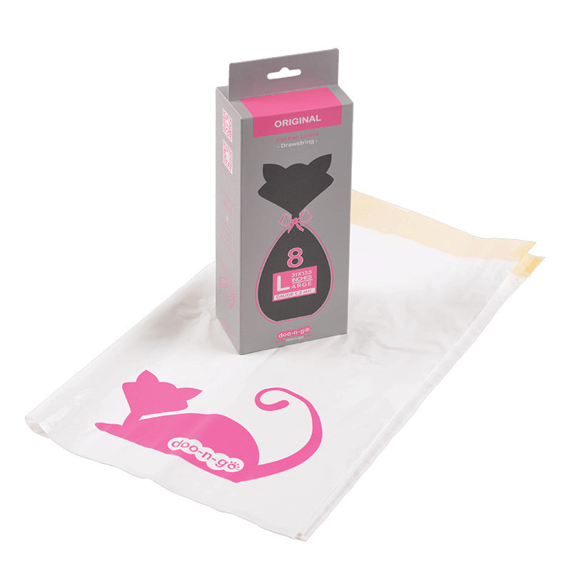 Doo-n-Go - Cat - Drawstring Cat Pan Liner 8 Bags