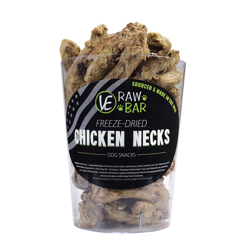 Vital Essentials - Raw Bar Freeze-Dried Chicken Necks (680g)