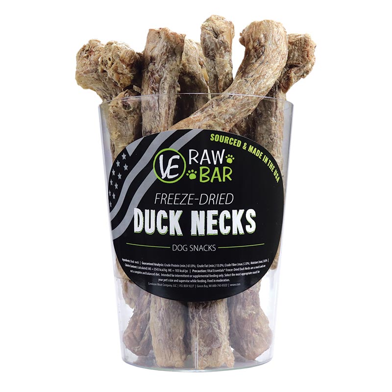 Vital Essentials - Raw Bar Freeze-Dried Duck Necks (24pc/567g)