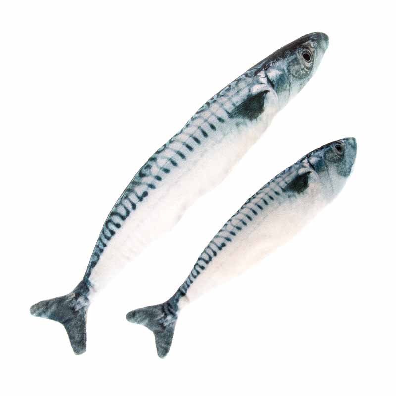 Natural Cat Toys - Cuddle Fish - Catnip Mackerel