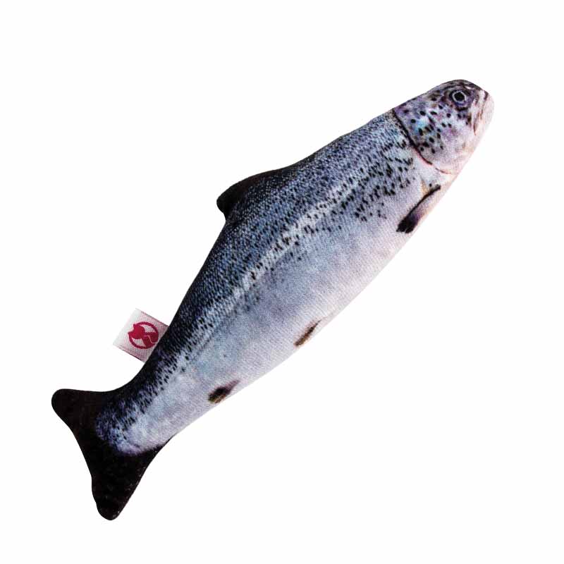 Natural Cat Toys - Cuddle Fish - Catnip Salmon - 20 cm