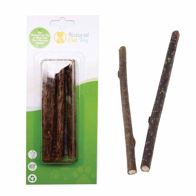 Natural Cat Toys - Silver Vine Stick