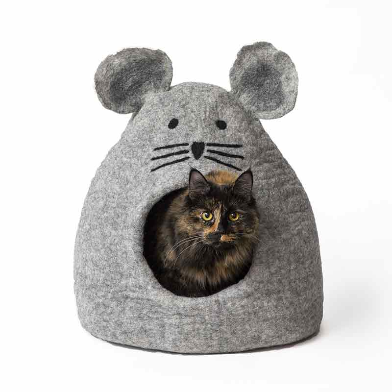 Dharma Dog Karma Cat - Cave - Mouse - Grey