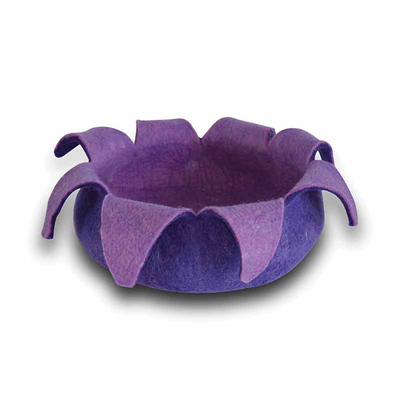 Dharma Dog Karma Cat - Basket - 14" Petals - Purple
