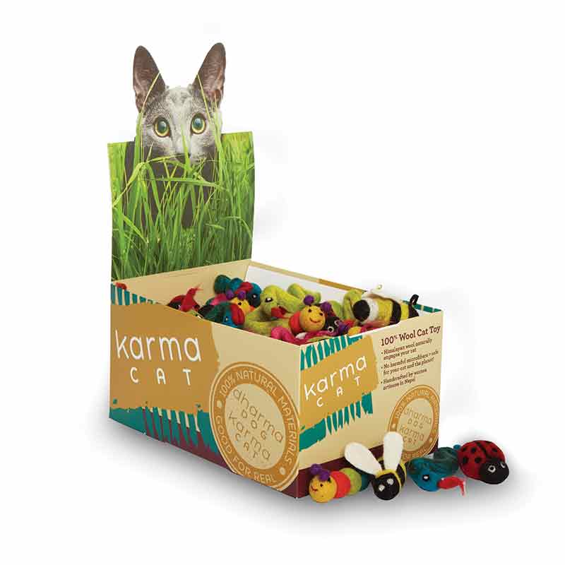 Dharma Dog Karma Cat - Toy - Backyard - 60ct
