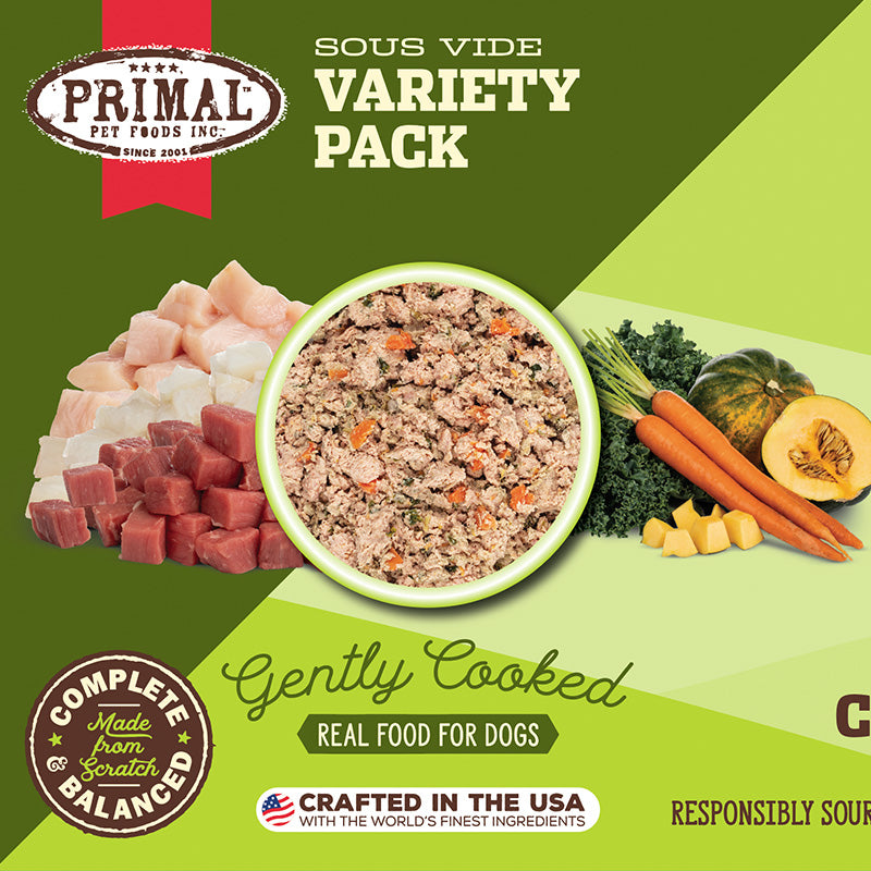 PRIMAL - Gently Cooked Variety Pack - 3lb