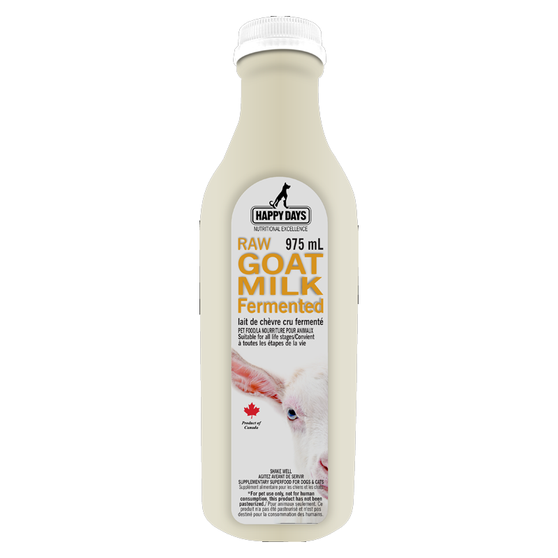 Happy Days - Raw Fermented Goat milk  - pets canada