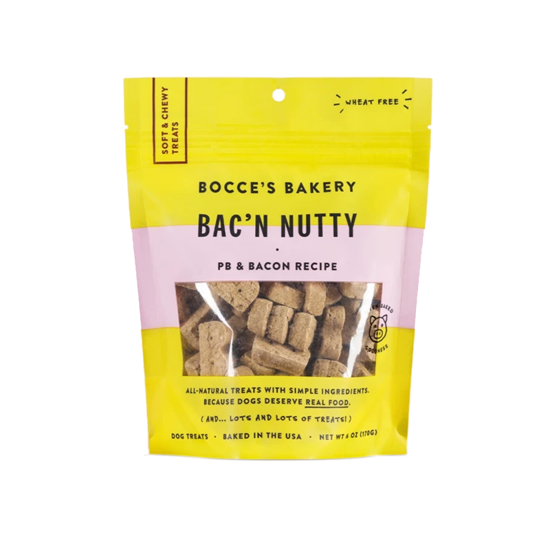Bocce's Bakery - Bac'N Nutty Soft & Chewy - 6oz
